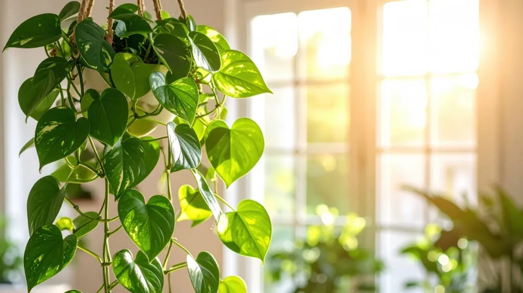 Waar zet je een potus neer voor mooie hangende bladeren?